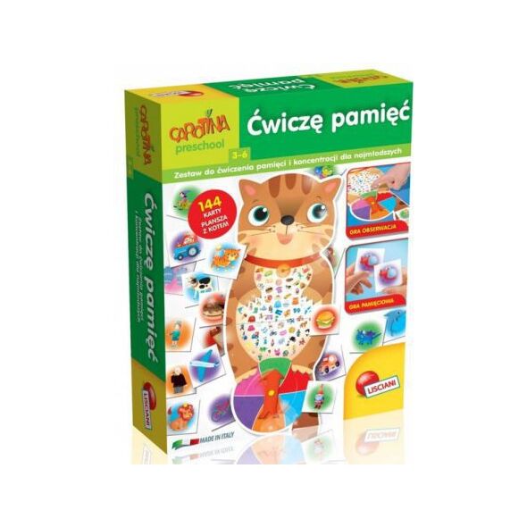 Lisciani Carotina Ćwiczę pamięć (304-PL5751) 1250571 8008324057511