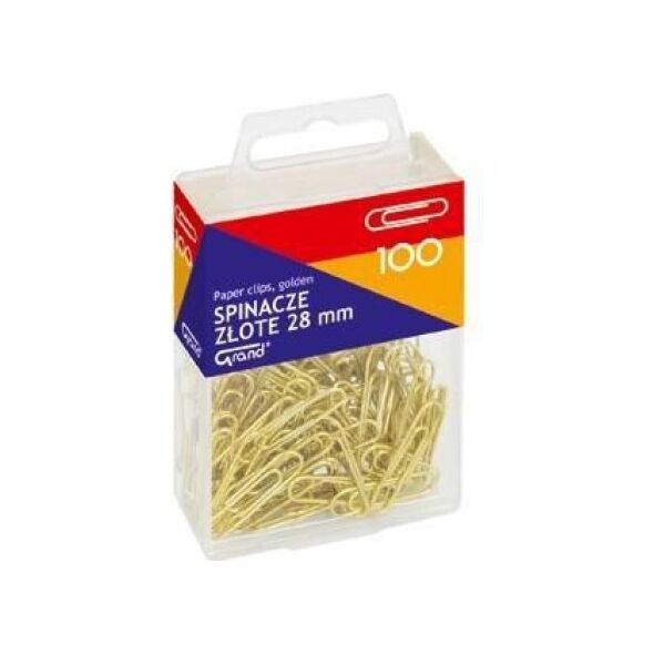 Grand Spinacze złote 28 mm, 100 szt. (167480) 1451988 5903364265014