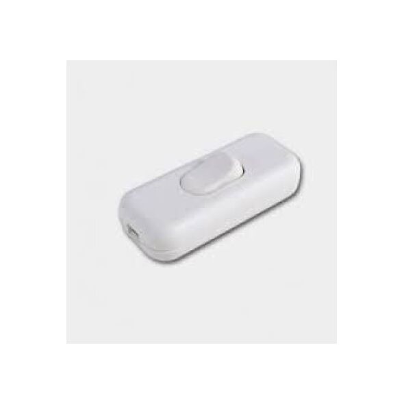 Rum-Lux Wyłącznik do lampek, przelotowy, 2.5A, 230V (WS-1B) 993633 5905003005043