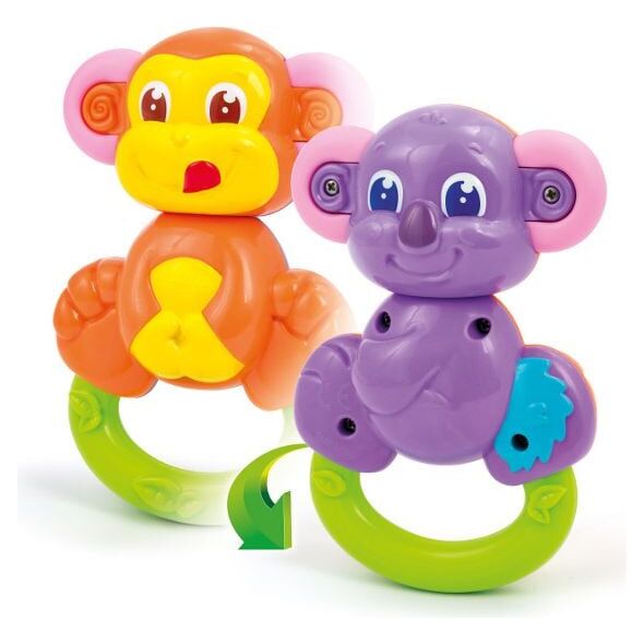 Clementoni CLEMENTONI Grzechotka 2w1 MałpkaMiś - 14996 796409 8005125149964