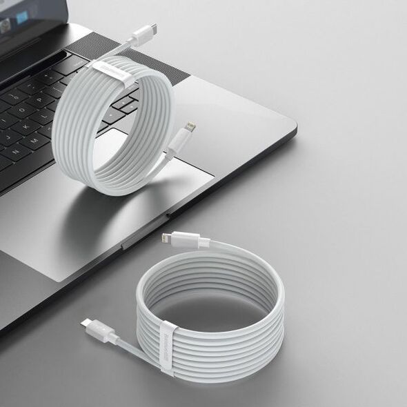 Kabel USB Baseus USB-C - Lightning 1.5 m Biały (101297)