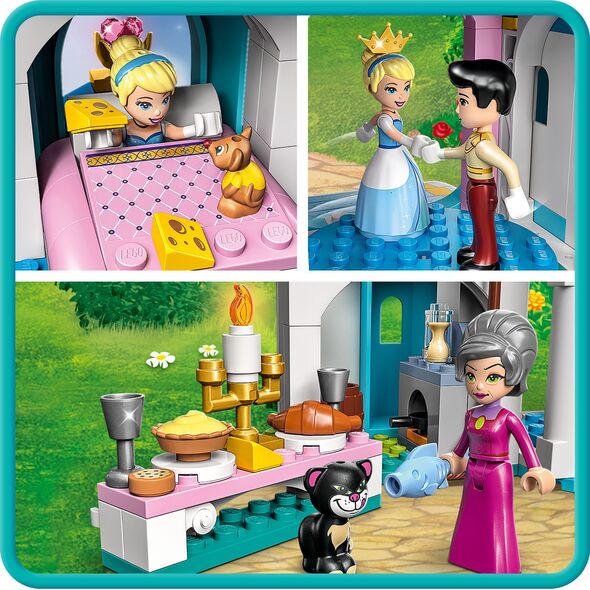 LEGO Disney Princess Zamek Kopciuszka i Księcia z bajki (43206)