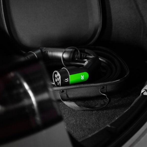 Kabel do ładowania samochodów Green Cell EV13 Type 2 3.6kW 5m