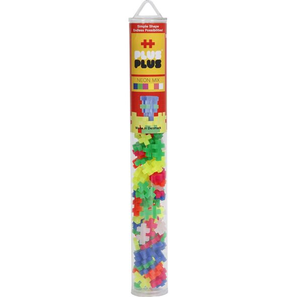 Plus Plus Klocki plastikowe PlusPlus Mini Neon 100 el.