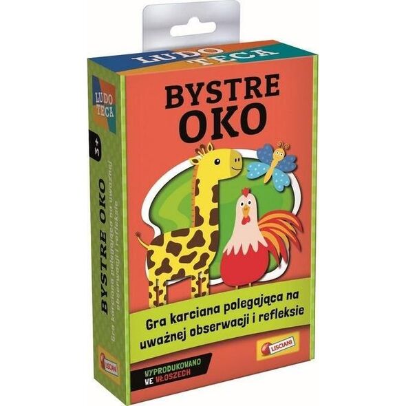 Lisciani Ludoteca Bystre oko gra karciana