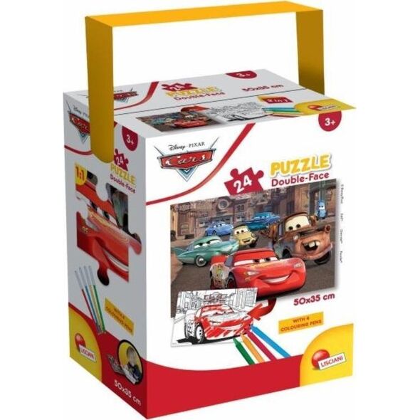 Lisciani Puzzle w tubie Mini 24 Auta
