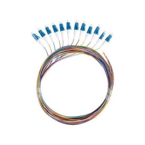Lanberg Pigtail SM LC/UPC Semi Tight 9/125 G657A1 12X2M multikolor