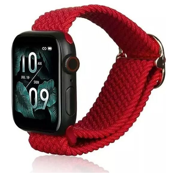 Pasek do smartwatcha Beline Textile do Apple Watch 42/44/45/49mm czerwony /red