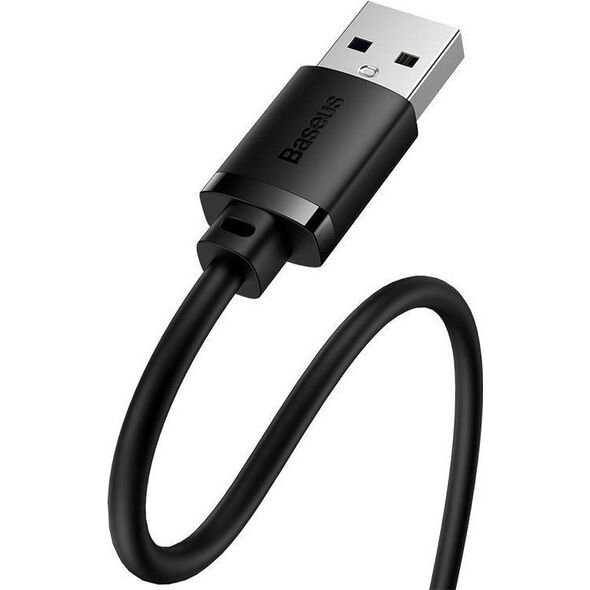 Kabel USB Baseus USB-A - USB-A 1.5 m Czarny (B00631103111-02)