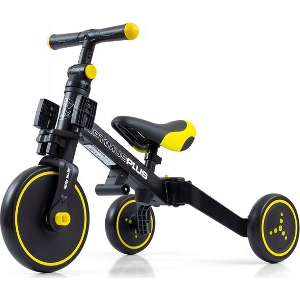 Milly Mally Rowerek Ride On - Bike 4w1 OPTIMUS PLUS Black
