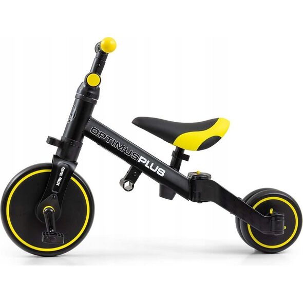 Milly Mally Rowerek Ride On - Bike 4w1 OPTIMUS PLUS Black