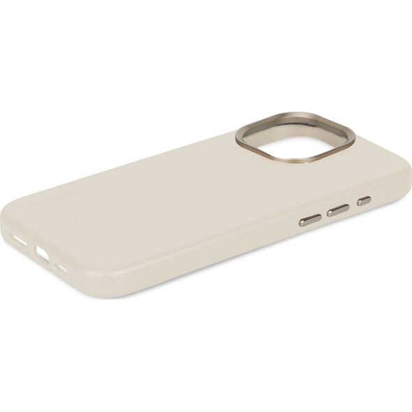 Decoded Decoded Leather Backcover for iPhone 15 Pro Clay