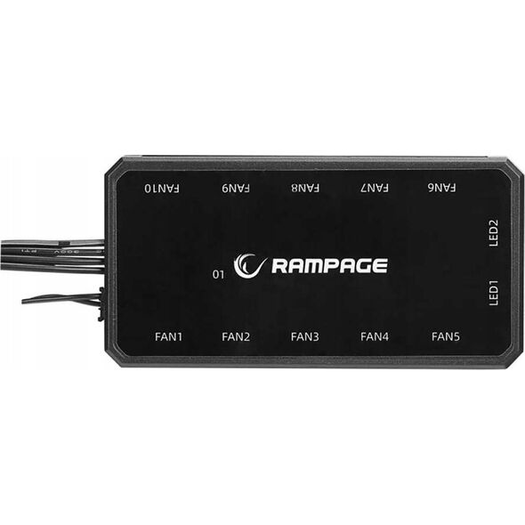 Chłodzenie CPU Rampage Rampage Coolwind F3 Chłodzenie procesora CPU 3 wentylatory 120mm ARGB + kontroler