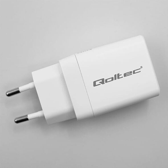 Ładowarka Qoltec Ładowarka sieciowa Qoltec 45W GaN biała
