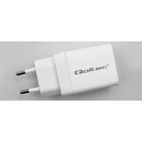 Ładowarka Qoltec Ładowarka sieciowa Qoltec 45W GaN biała