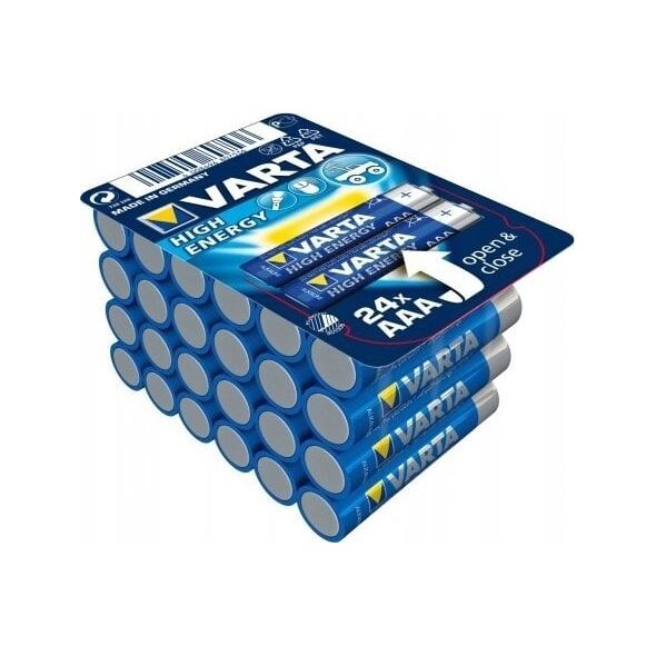 Varta Baterie alkaliczne VARTA R3 (AAA) 24 sztuk HIGH ENERGY
