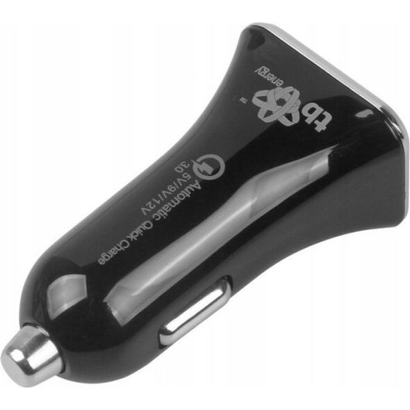 Ładowarka TB Ładowarka samochodowa uniwersalna USB A+C QC