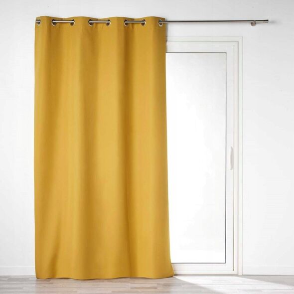 Douceur d`Interieur Zasłona do salonu OBSCURE, mikrofibra, BLACKOUT, 140 x 260 cm