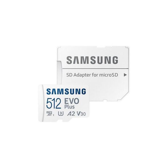 Samsung Evo Plus microSDXC 512GB Class 10 U3 V30 UHS-I with Adapter (MB-MC512SA/EU) (SAMMB-MC512SA-EU) έως 12 άτοκες Δόσεις