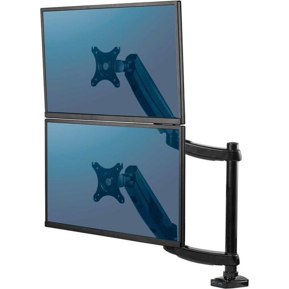 Fellowes Uchwyt biurkowy na 2 monitory 17" - 32" Platinum (8043401)
