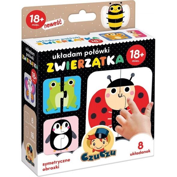 Czuczu Układanka Układam polówki - Zwierzątka
