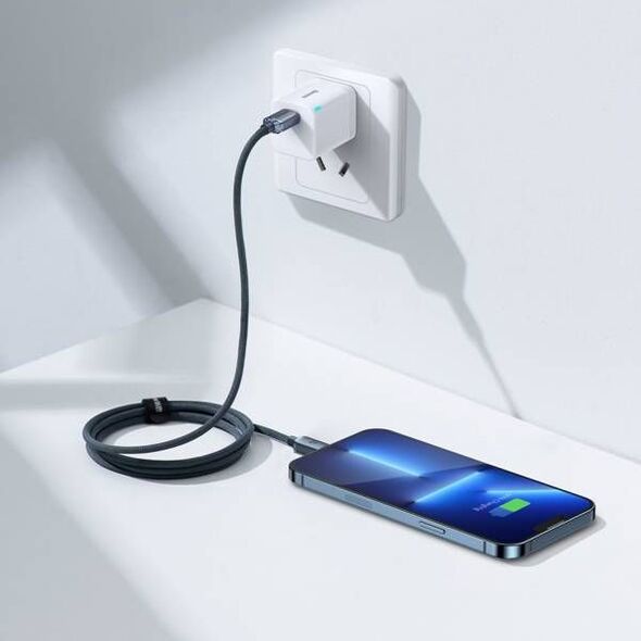 Kabel USB Baseus USB-C - Lightning 1.2 m Czarny (FD-2141-6932172602741)