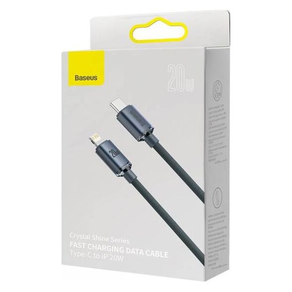 Kabel USB Baseus USB-C - Lightning 1.2 m Czarny (FD-2141-6932172602741)