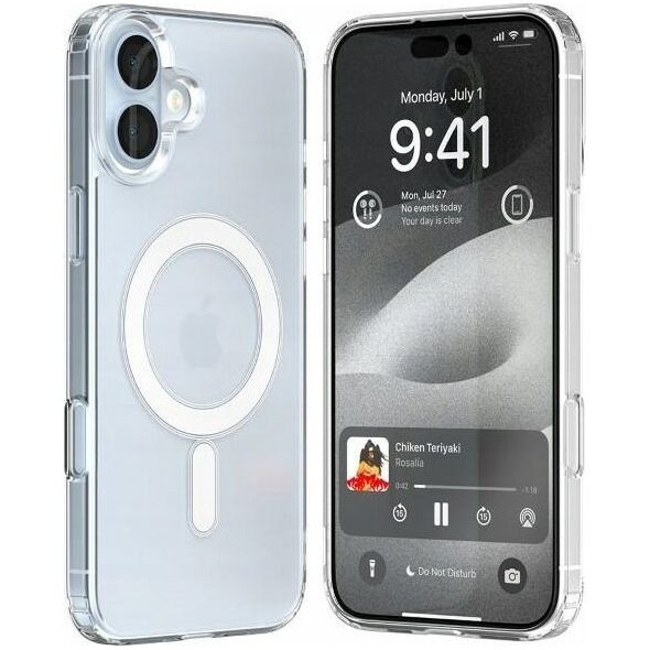 Mercury Mercury etui MagSafe Jelhard iPhone 16 Plus 6,7" transparent