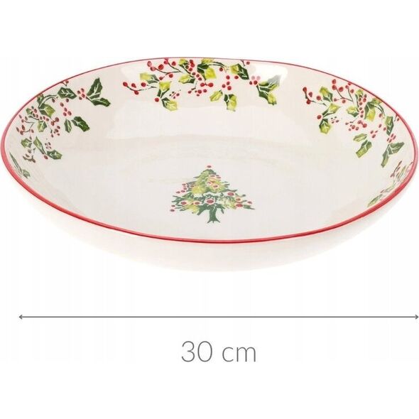Home Styling Collection Świąteczna miska z kamionki, Ø 30 cm