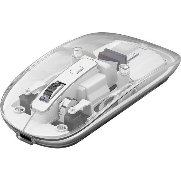 Mysz Marvo Mysz bezprzewodowa, Marvo PRISM B10 White, biała, optyczna, 1600DPI