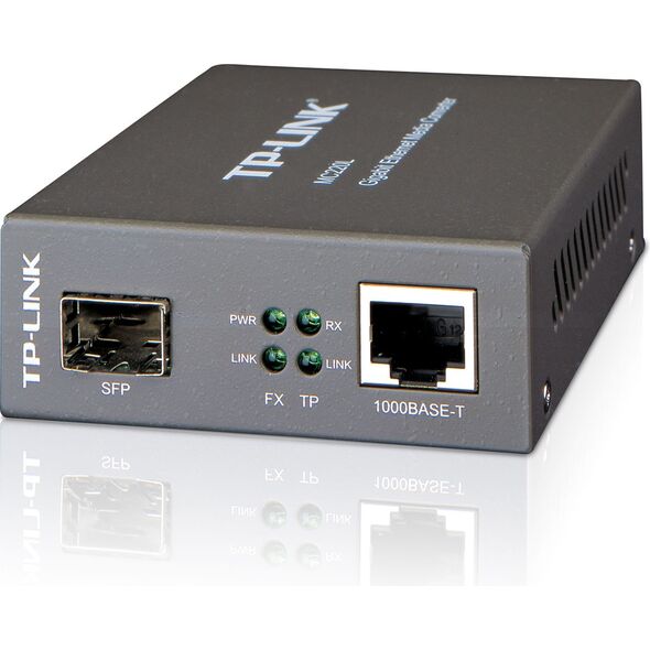 TP-Link 1000BaseT (RJ45) - Μετατροπέας οπτικών ινών 1000BaseSX/LX/LH (SFP) (MC220L) 292802 6935364030476