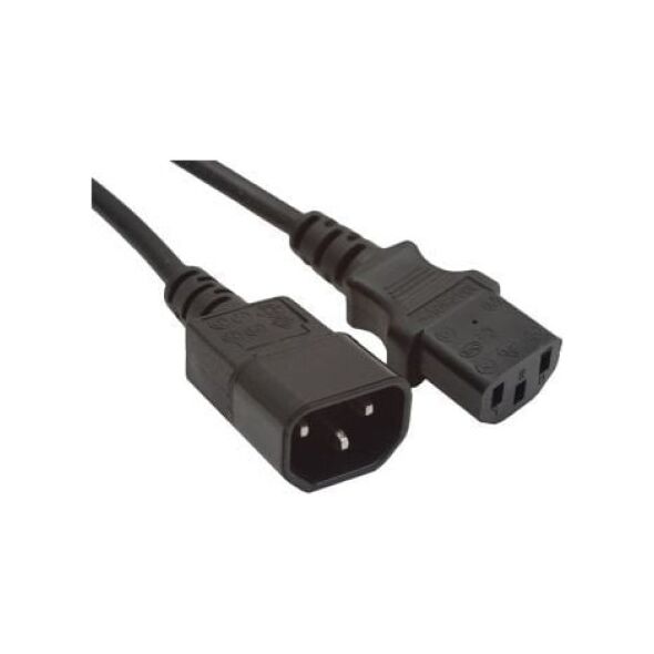 Kabel zasilający Gembird zasilający przedłużający VDE IEC320 C13/C14, 3m (gruby) (PC-189-VDE-3M)