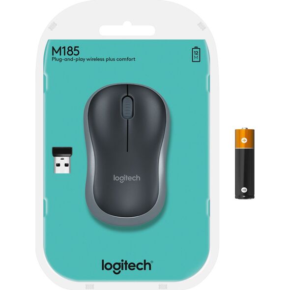 Logitech M185 Mouse Grey (910-002238) 401928 21109843