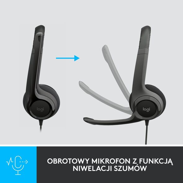 Ακουστικά Logitech H390 (981-000406) 412627 5099206030015