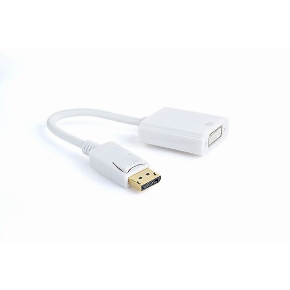 Gembird DisplayPort - Προσαρμογέας AV DVI-I λευκό (A-DPM-DVIF-002-W) 605100 8716309078740