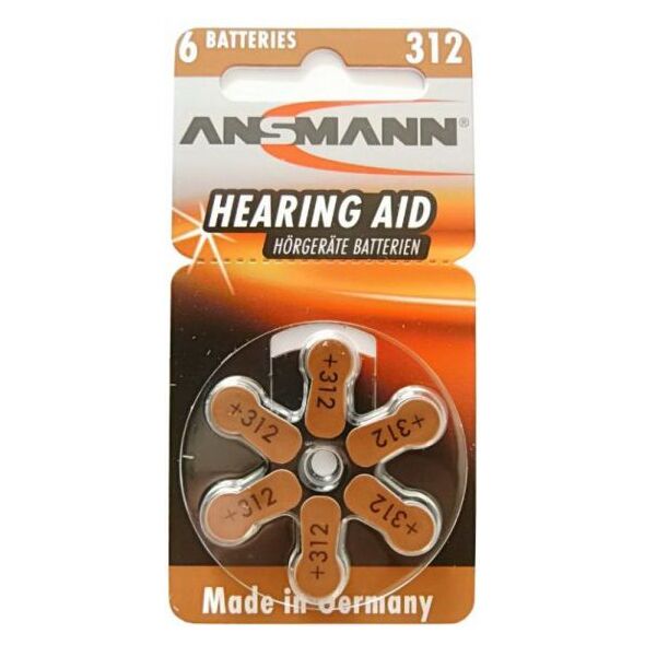 Μπαταρία βαρηκοΐας Ansmann PR41 180mAh 6 τεμ. 648159 4013674013234