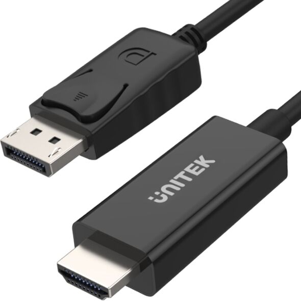 Unitek DisplayPort - Καλώδιο HDMI 1,8m μαύρο (Y-5118CA BOX) 715394 4894160010476