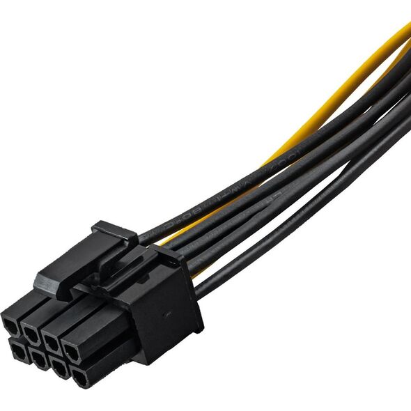 Akyga PCIe 6 ακίδων - PCIe 8 ακίδων, 0,2 m, κίτρινο (AK-CA-07) 839956 5901720131294
