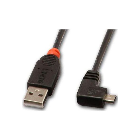 Lindy USB-A - καλώδιο microUSB 0,5 m Μαύρο (31975) 1000291 4002888319751
