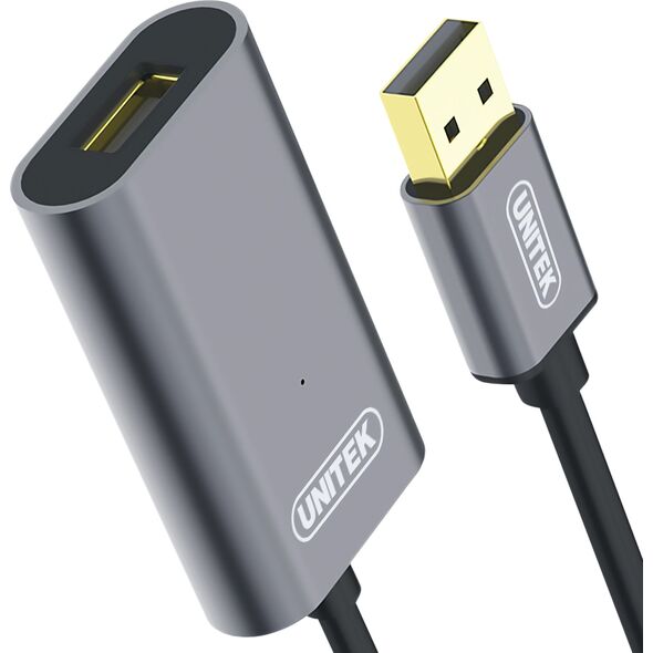 Unitek USB-A - Καλώδιο USB-A USB 10 m Μαύρο (Y-272) 1047723 4894160020758