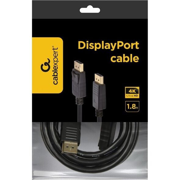 Gembird DisplayPort - Καλώδιο DisplayPort 1,8m μαύρο (CC-DP2-6) 1049696 8716309090872