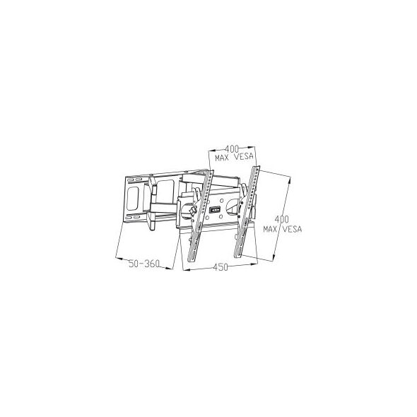 Βάση τοίχου Art AR-51 23'' - 60'' 1051085 5902115404269