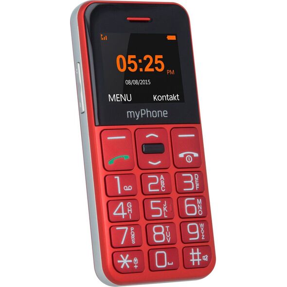 κινητό τηλέφωνο myPhone Halo Easy Κόκκινο και ασημί 974885 5900495512369
