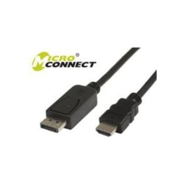 Kabel MicroConnect DisplayPort - HDMI 2m czarny (DP-HDMI-200)