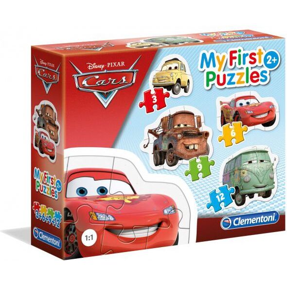 Clementoni Puzzle 3-6-9-12 Moje Pierwsze Puzzle Cars (20804)