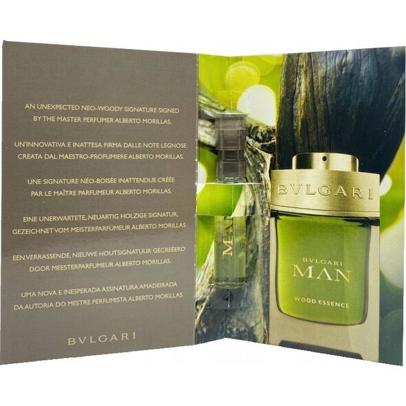 Bvlgari Bvlgari, Wood Essence, Eau De Parfum, For Men, 1.5 ml *Vial For Men
