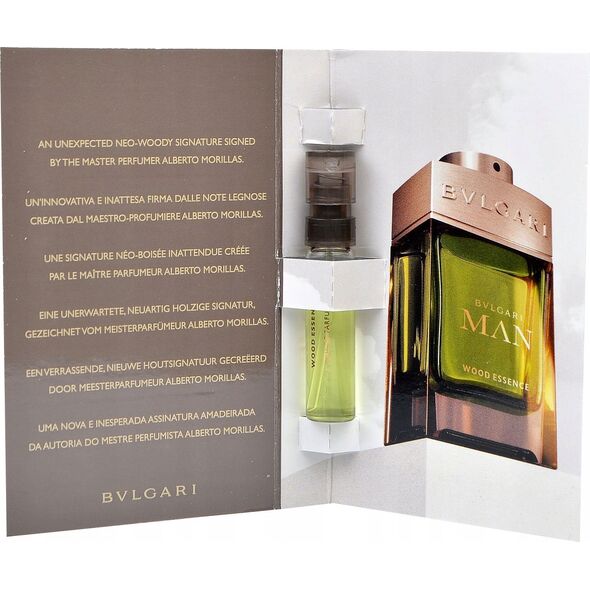 Bvlgari Bvlgari, Wood Essence, Eau De Parfum, For Men, 1.5 ml *Vial For Men