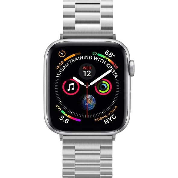 Spigen SPIGEN MODERN FIT BAND APPLE WATCH 1/2/3/4 (42/44MM) SILVER uniwersalny