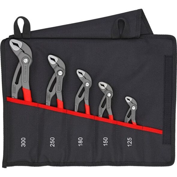 Knipex zestaw 5 szczypiec do rur Cobra 125-300mm (00 19 55 S5)