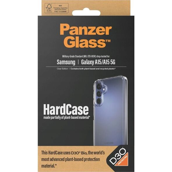 PanzerGlass PanzerGlass HardCase Sam A15 / A15 5G D3O 3xMilitary grade transparent 0463